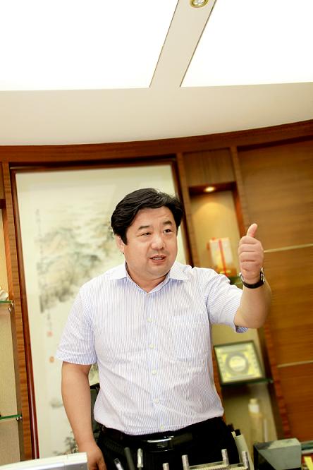學(xué)習(xí)型中國雜志社對孫明高董事長采訪中