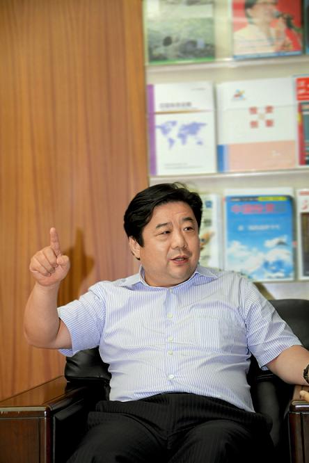 學(xué)習(xí)型中國雜志社對孫明高董事長采訪中-