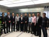 青島市李滄區(qū)人民政府李興偉區(qū)長一行蒞臨深圳天成投資集團總部考察指導