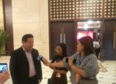孫明高董事長(zhǎng)接受淄博日?qǐng)?bào)記者采訪