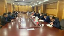 孫明高董事長(zhǎng)一行應(yīng)邀到濰坊青州市考察調(diào)研