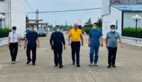 趙延軍副總裁一行應(yīng)邀到臨沂市蘭陵縣南橋鎮(zhèn)等地考察交流