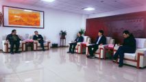 孫明高董事長(zhǎng)一行應(yīng)邀到招遠(yuǎn)市考察交流